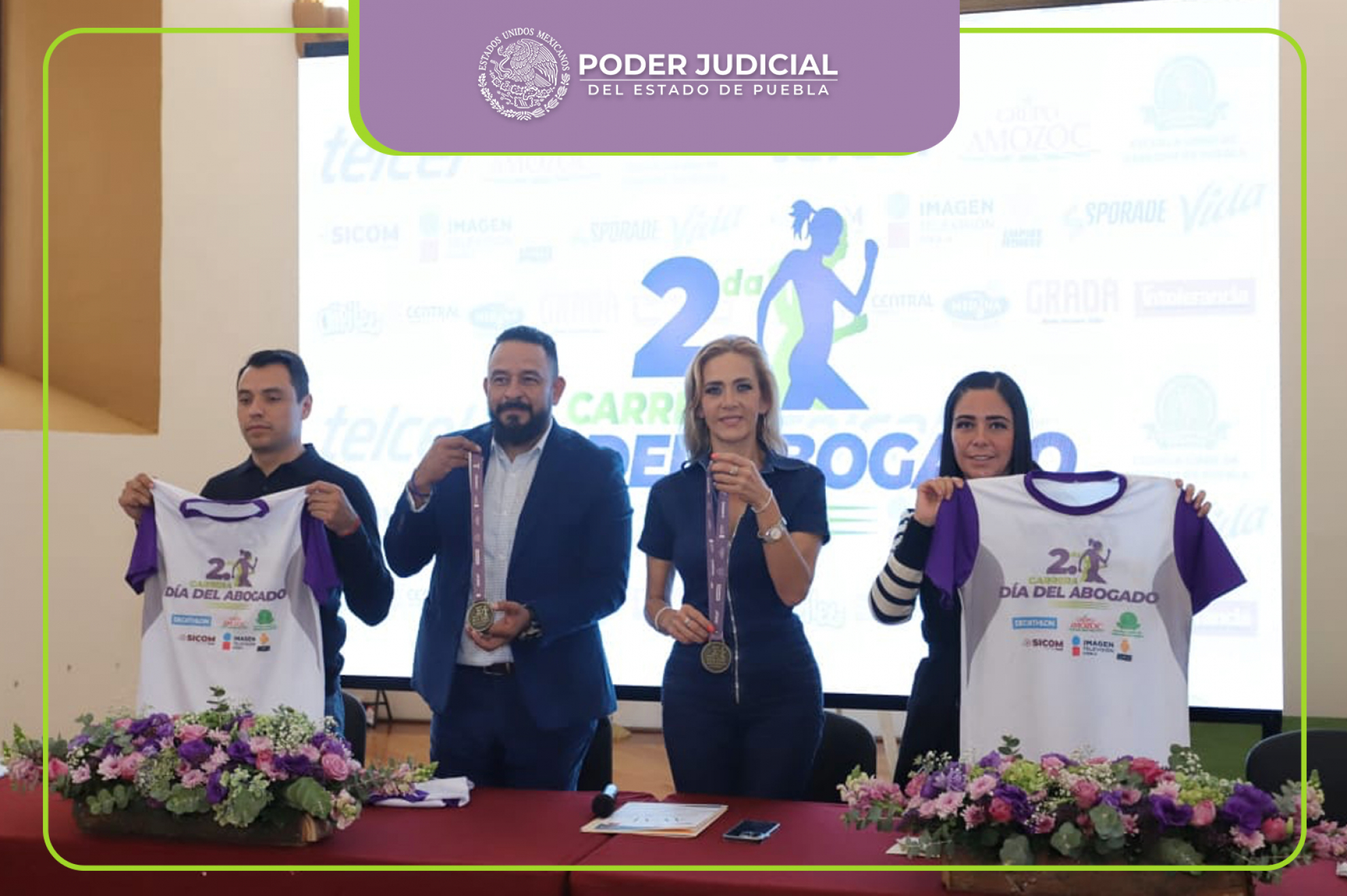 Poder Judicial del Estado de Puebla Invita a la Segunda Carrera del Día del Abogado.